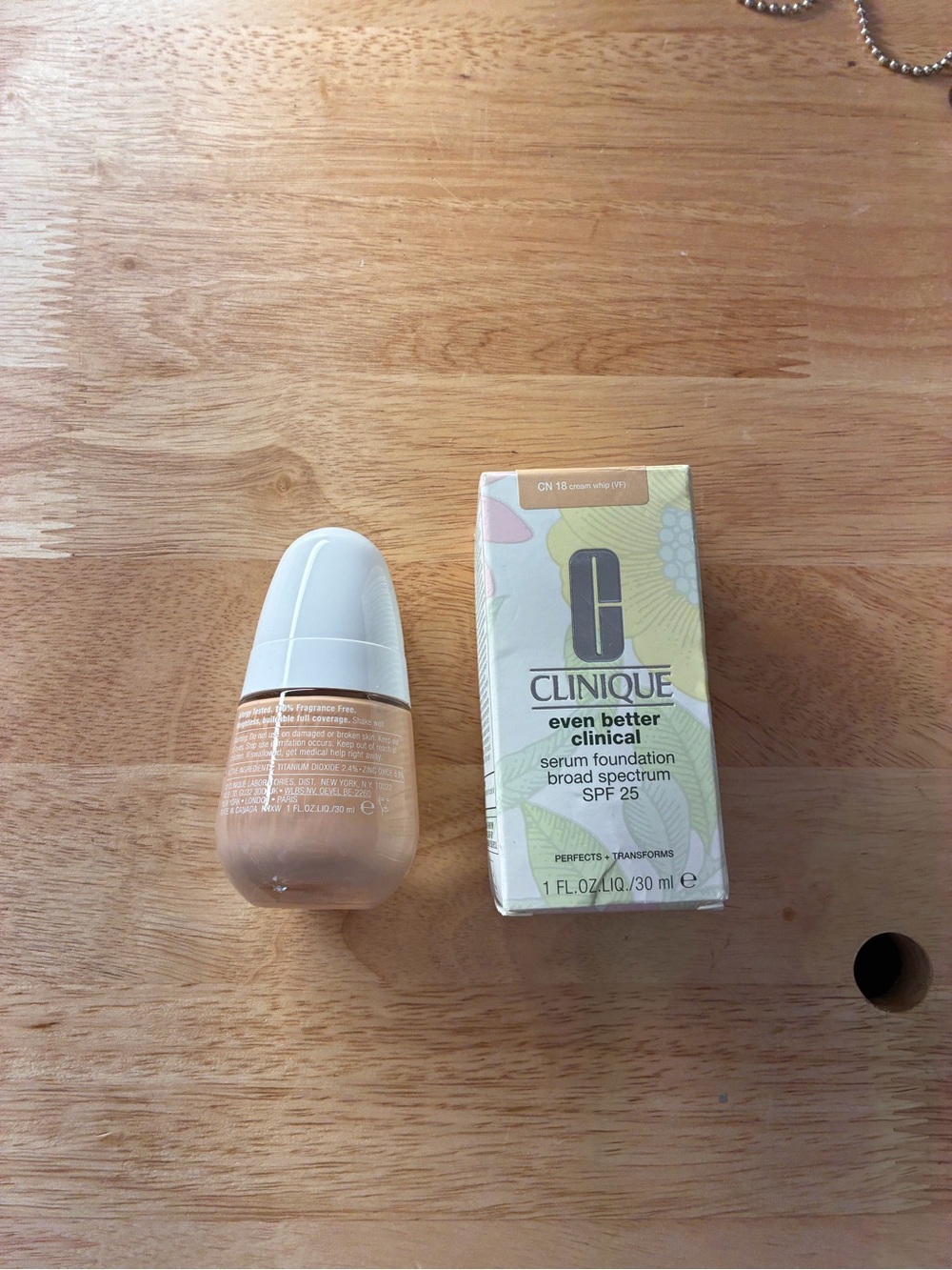 Clinique Even Better Clinical Serum Liquid Foundation SPF 25 CN 18 Cream Whip